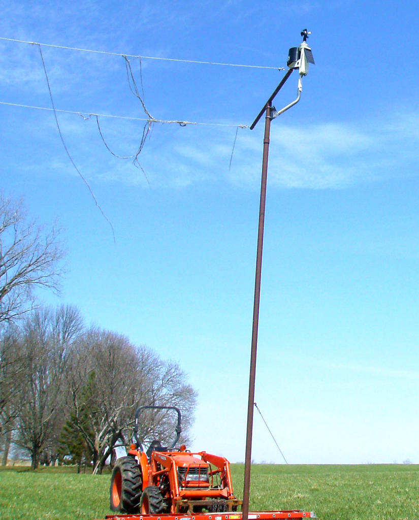 A Rainwise MK-III-LR weather station is installed on the property and feeding current conditions